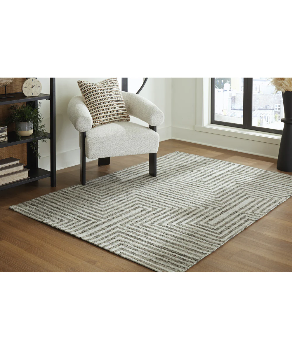 Jossen Medium Rug Ivory/Gray - Image 2