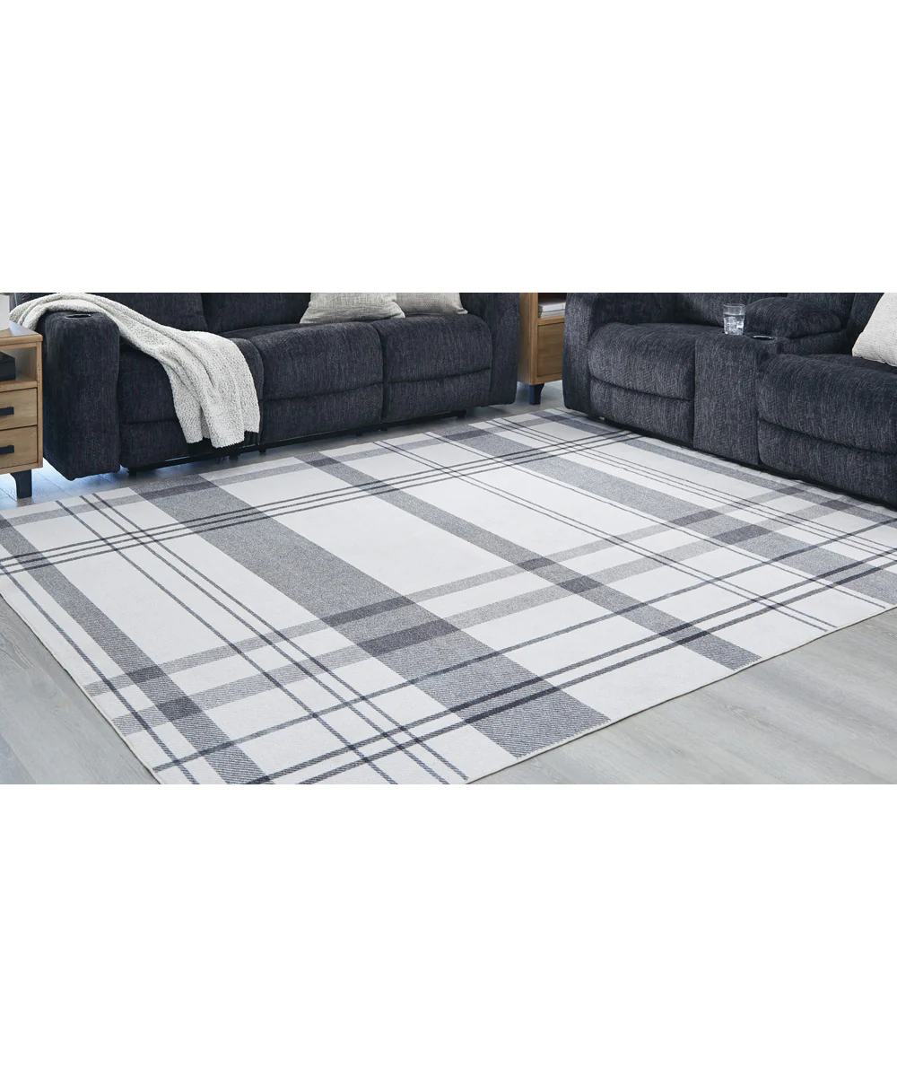 Kaidlow Washable Large Rug Gray/Cream - Image 2