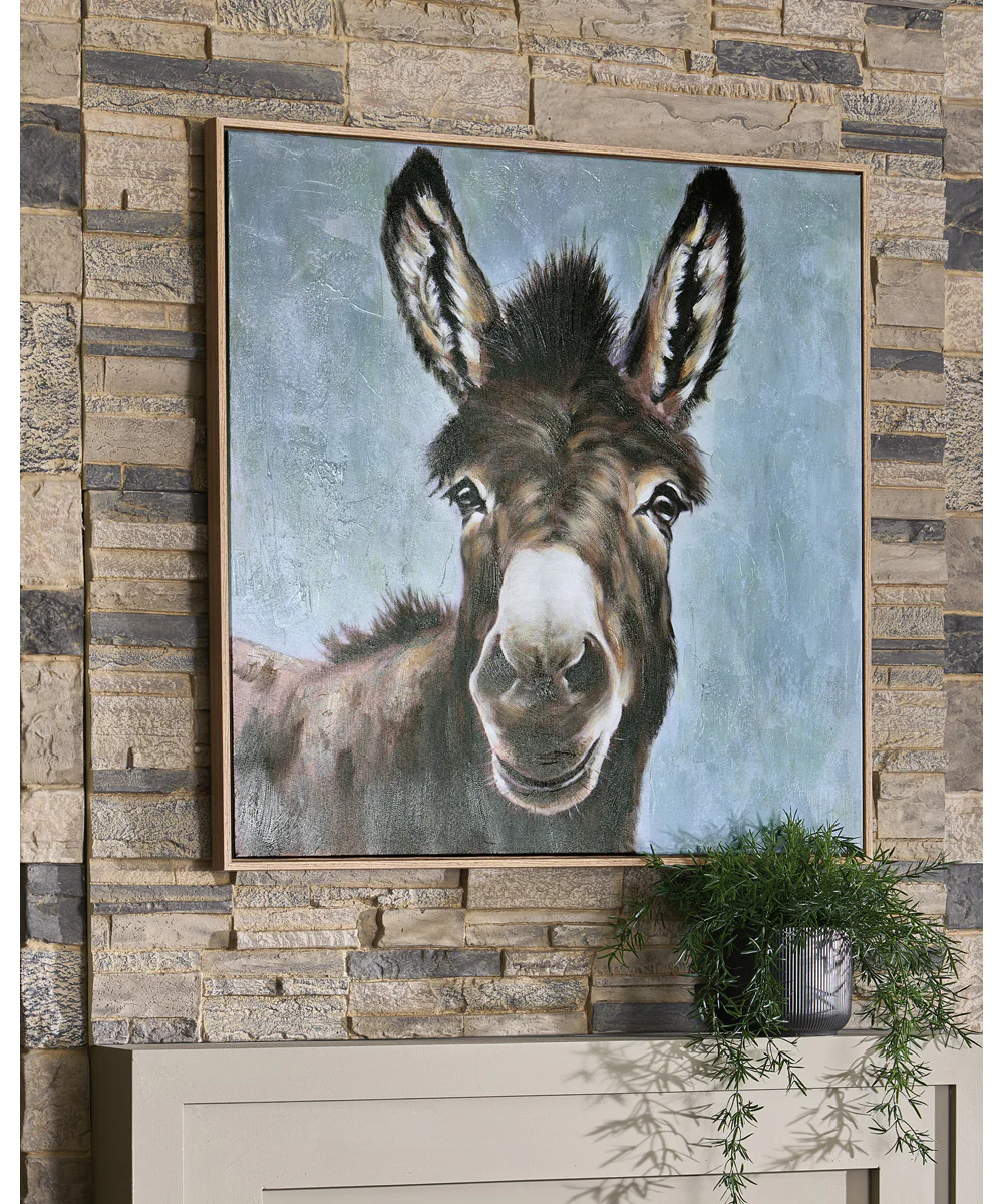 Landerton Wall Art Brown/Blue/White - Image 2