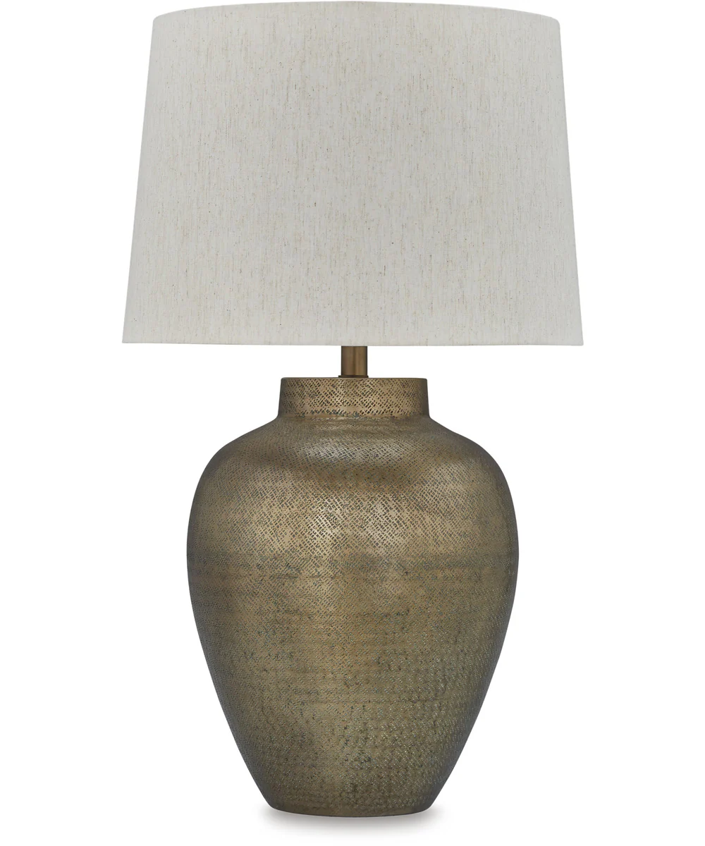 Madney Metal Table Lamp Antique Gold