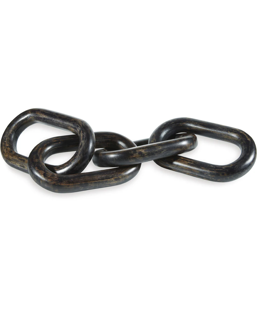 Mardelby Sculpture Distressed Black
