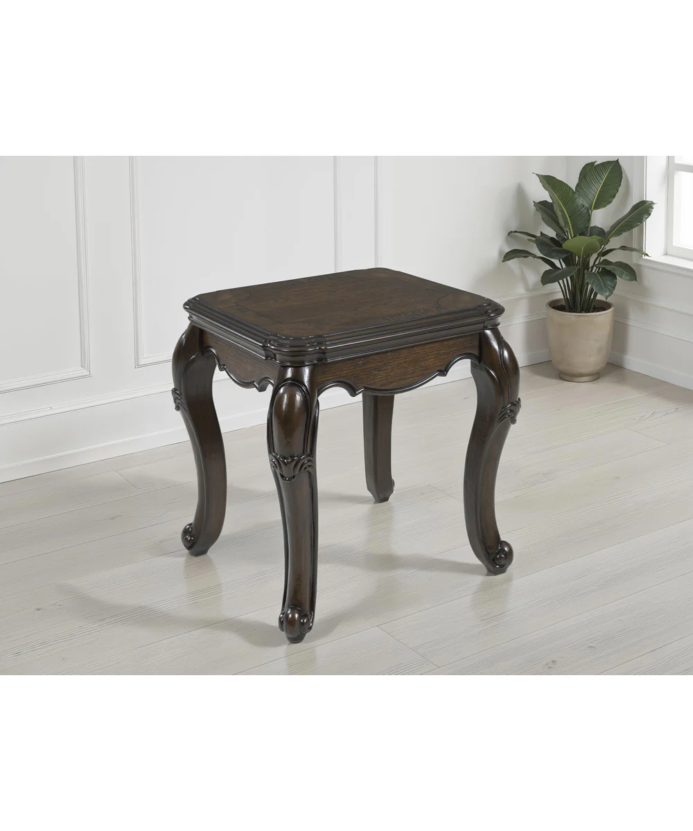 Maylee Rectangular End Table Dark Brown - Image 2
