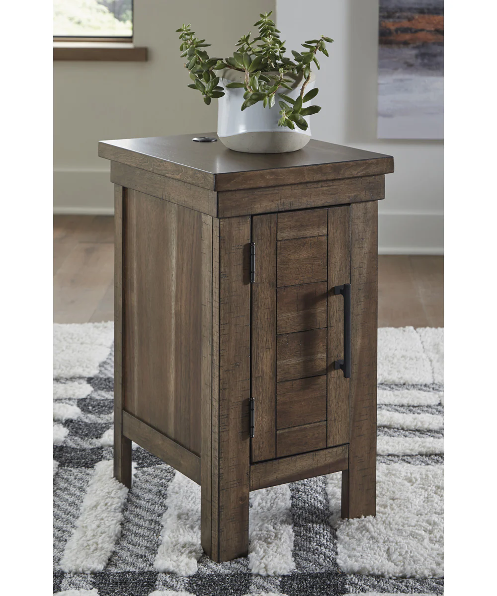 Moriville Chair Side End Table Grayish Brown - Image 2