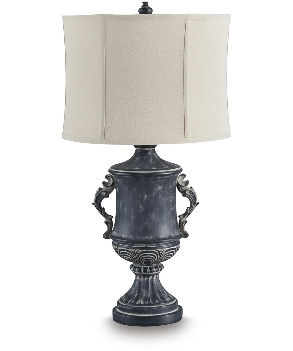 Morvanford Poly Table Lamp Antique Black