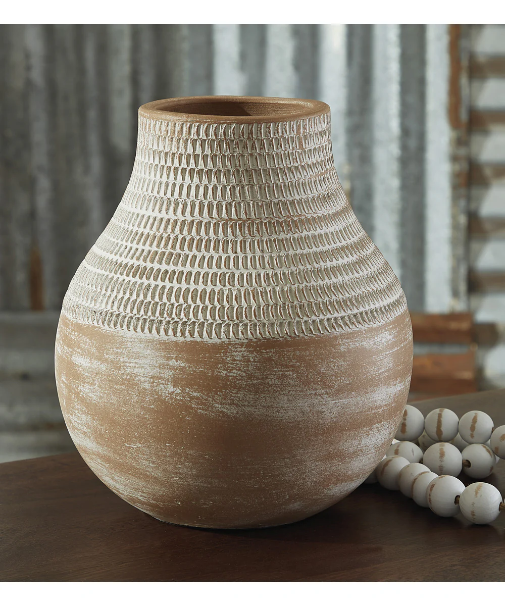 Reclove Vase Distressed White - Image 2