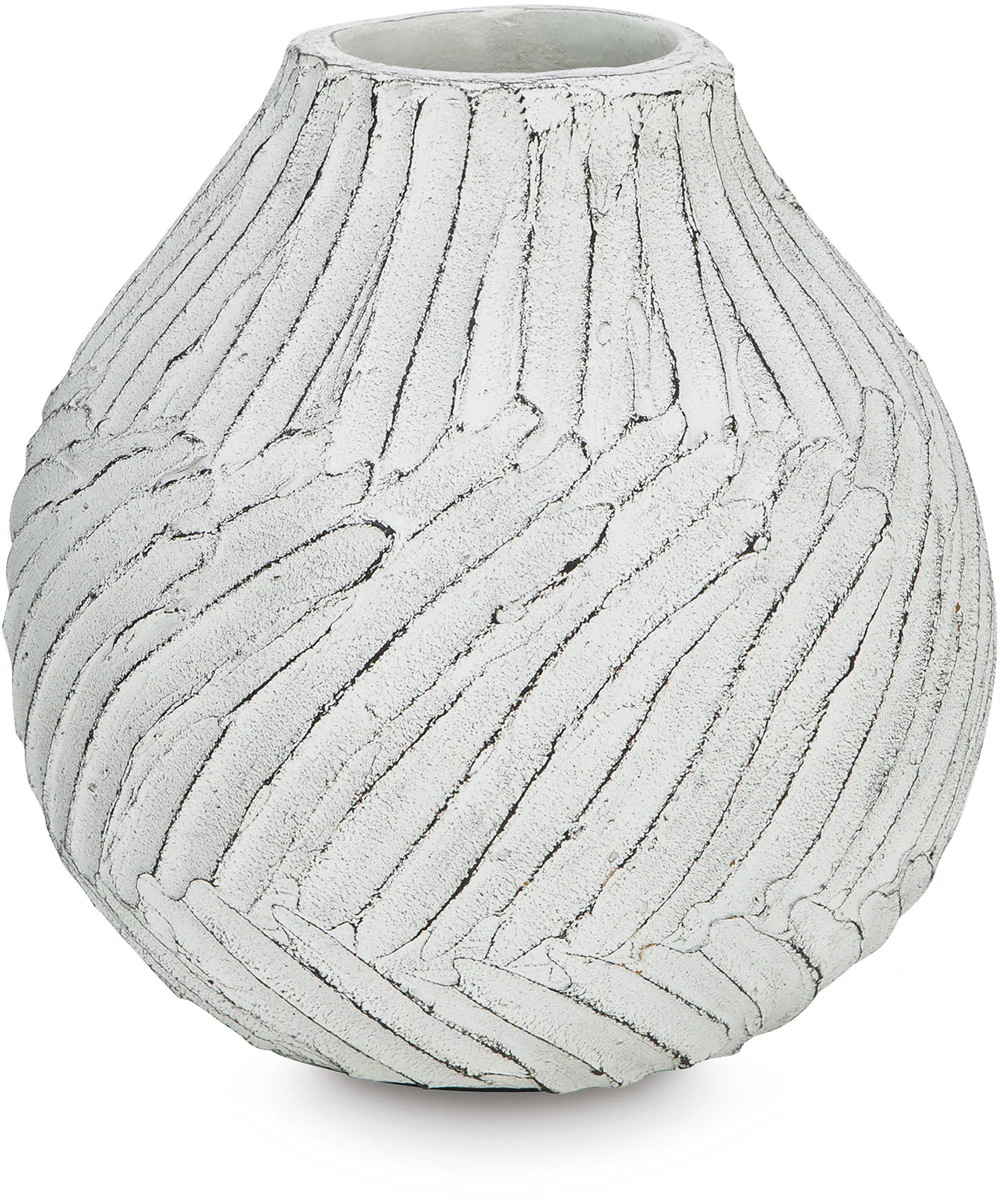 Shelvie Vase Distressed White