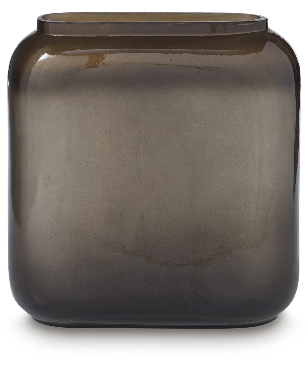 Sumner Vase Gray/Gold