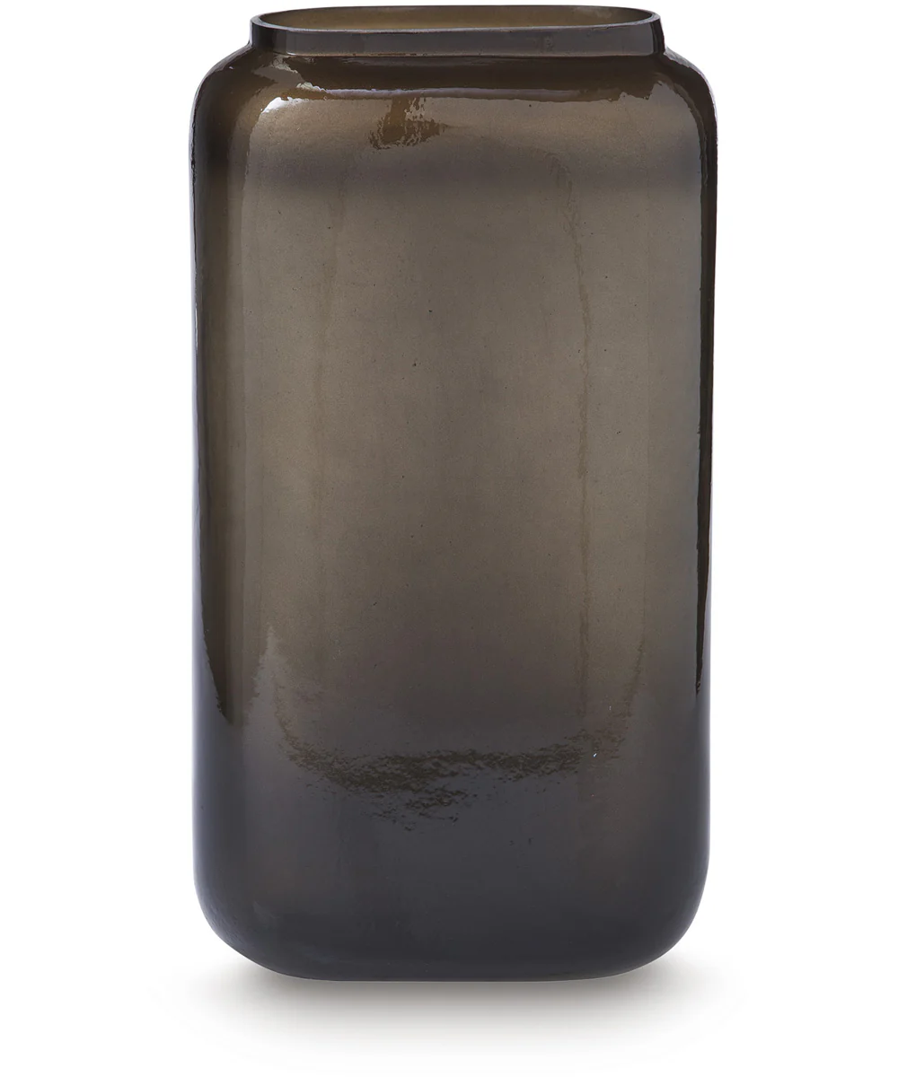 Sumner Vase Gray/Gold