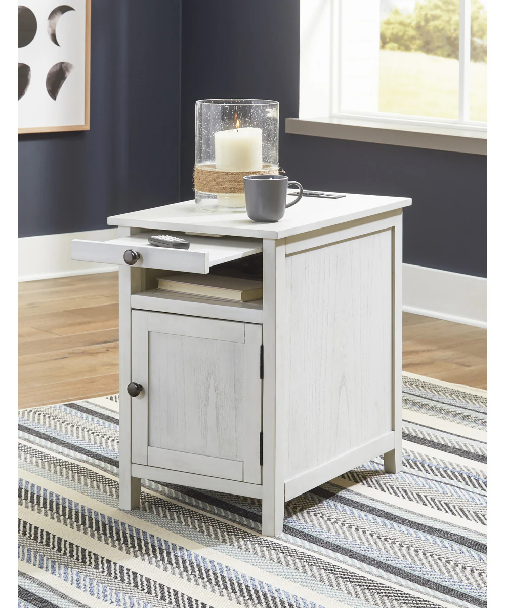 Treytown Chair Side End Table Antique White - Image 2