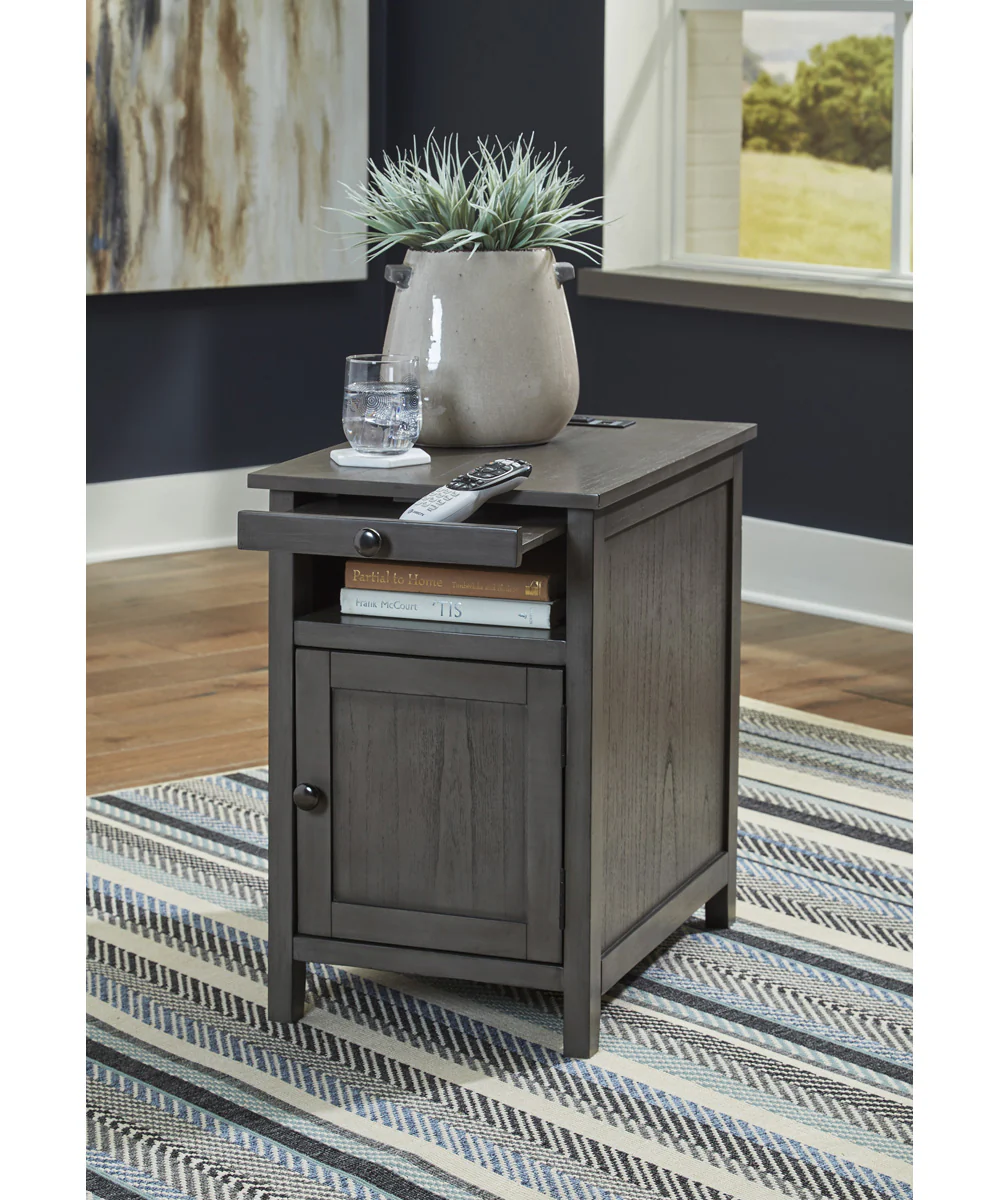 Treytown Chair Side End Table Gray - Image 2