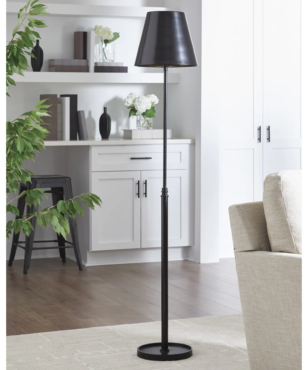 Wimner Metal Floor Lamp Antique Bronze - Image 2