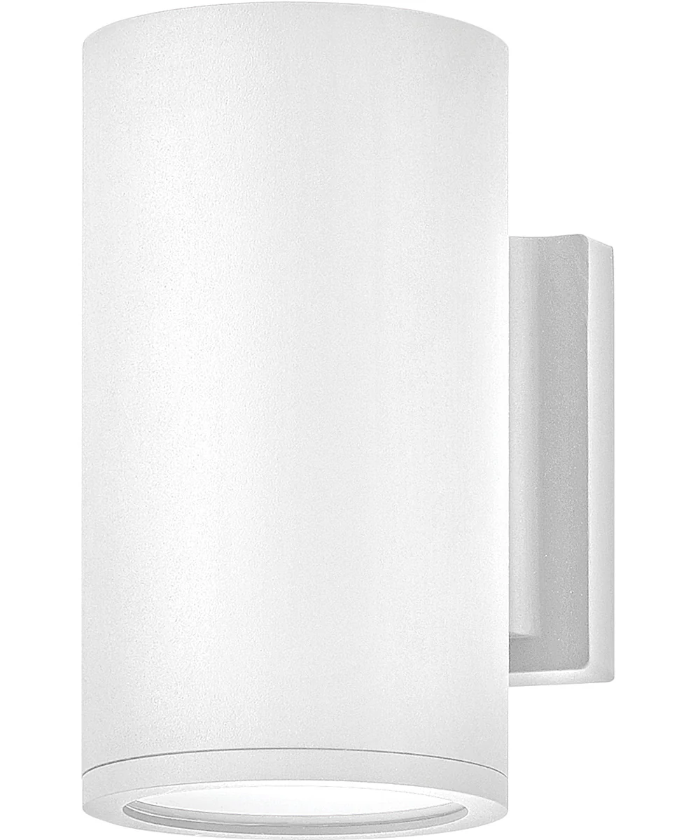 Silo Coastal Elements  1-Light LED Small Down Light Outdoor Wall Mount Lantern in Satin White