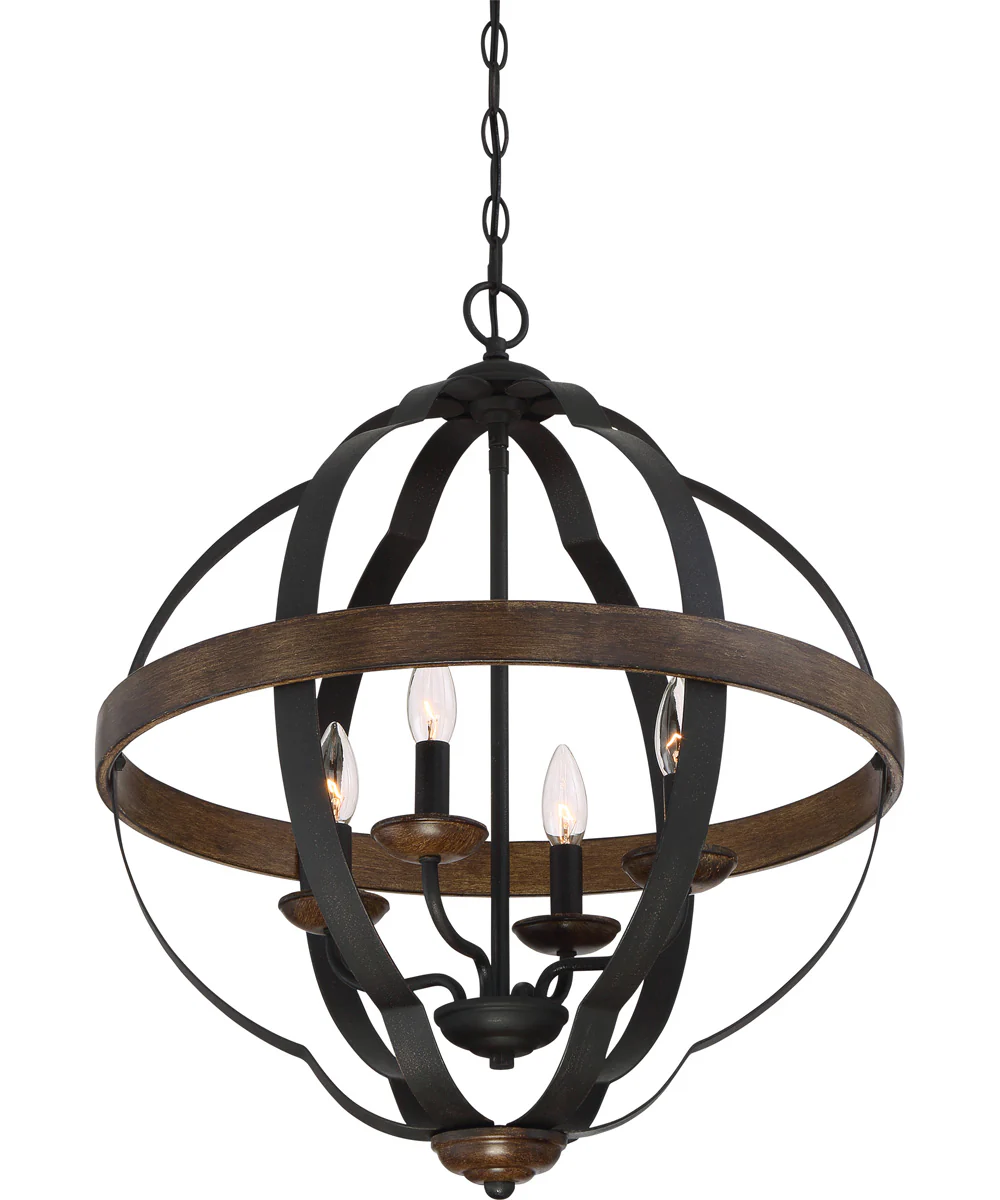 Siren 4-light Pendant Marcado Black - Image 4