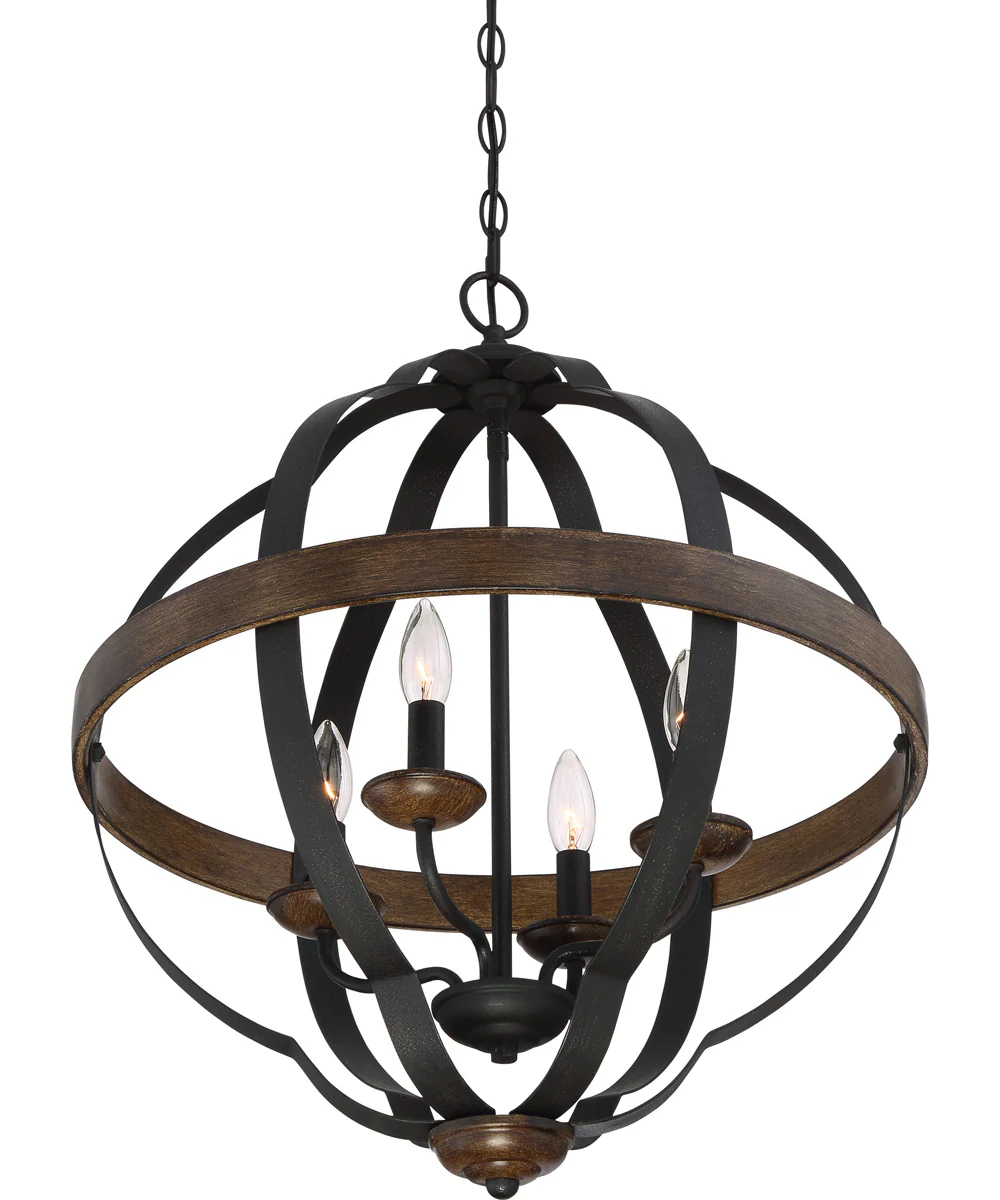 Siren 4-light Pendant Marcado Black - Image 5