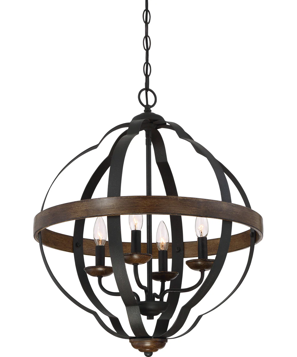 Siren 4-light Pendant Marcado Black - Image 6