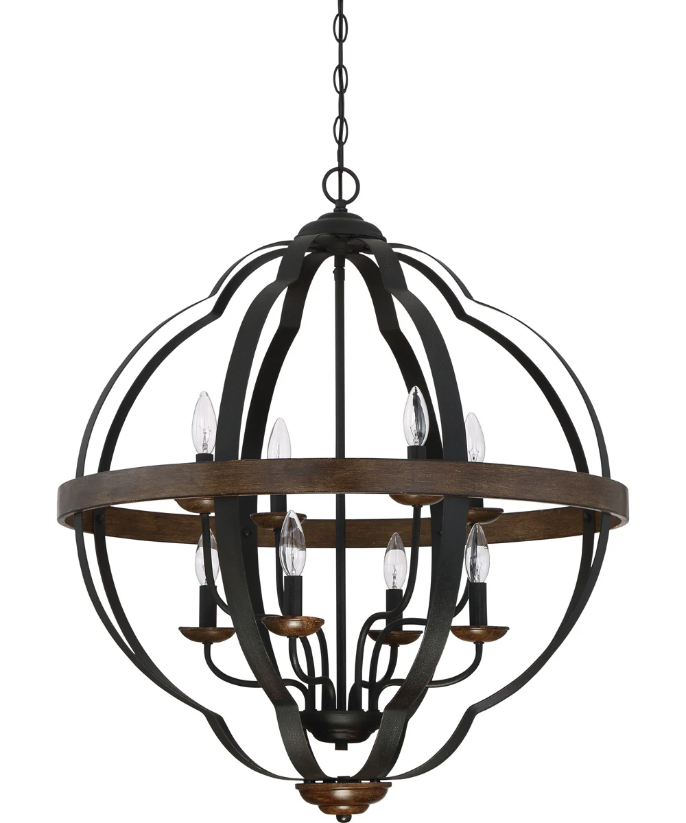 Siren 8-light Pendant Marcado Black - Image 3