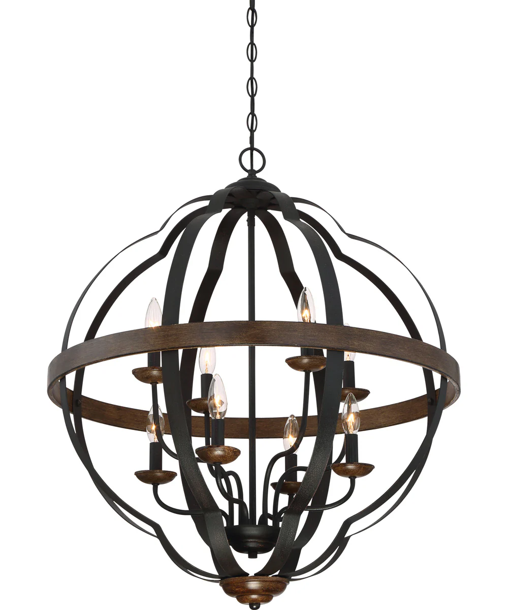 Siren 8-light Pendant Marcado Black - Image 4