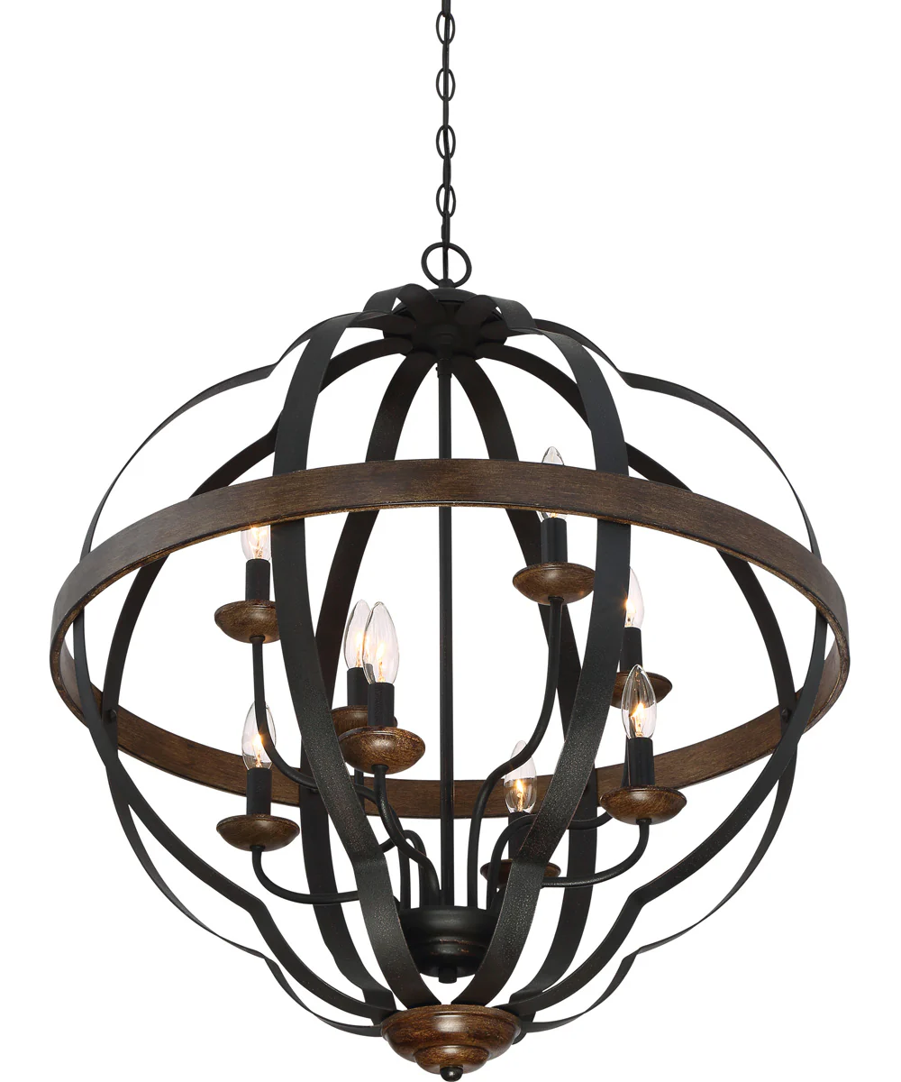 Siren 8-light Pendant Marcado Black - Image 5