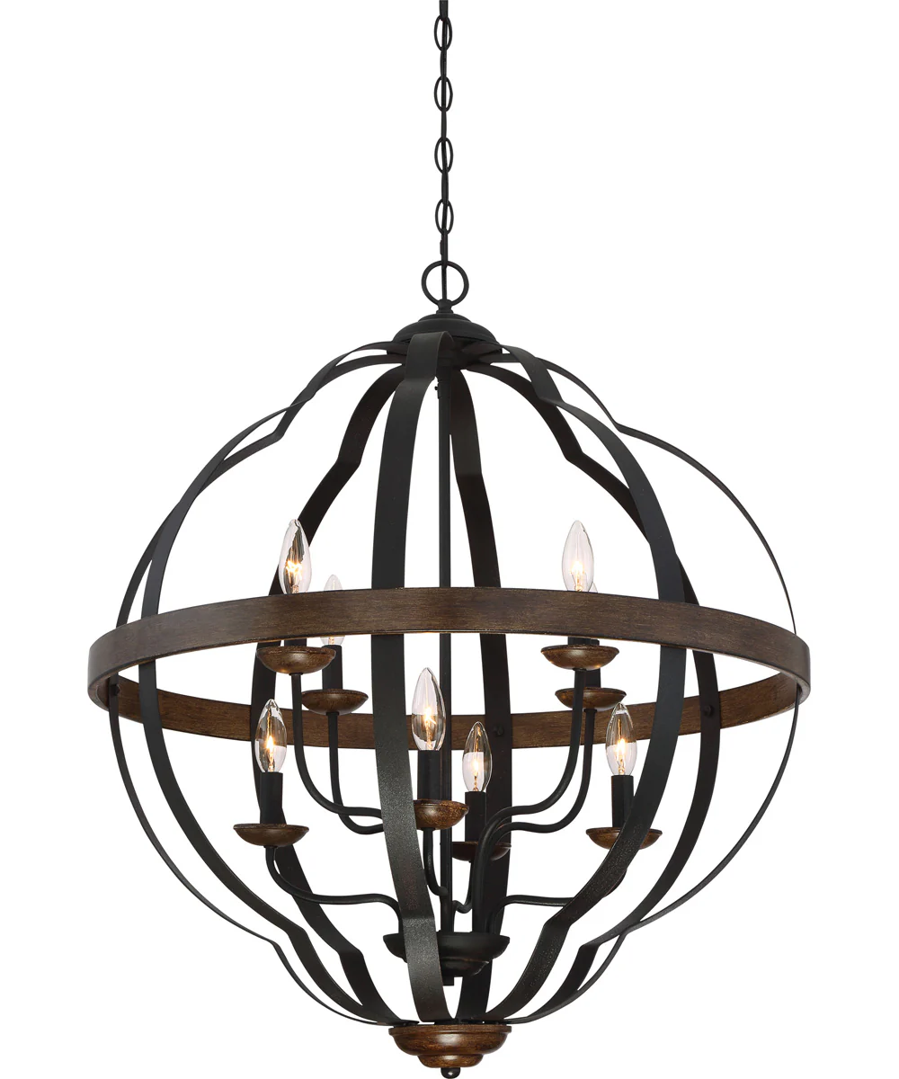 Siren 8-light Pendant Marcado Black - Image 6