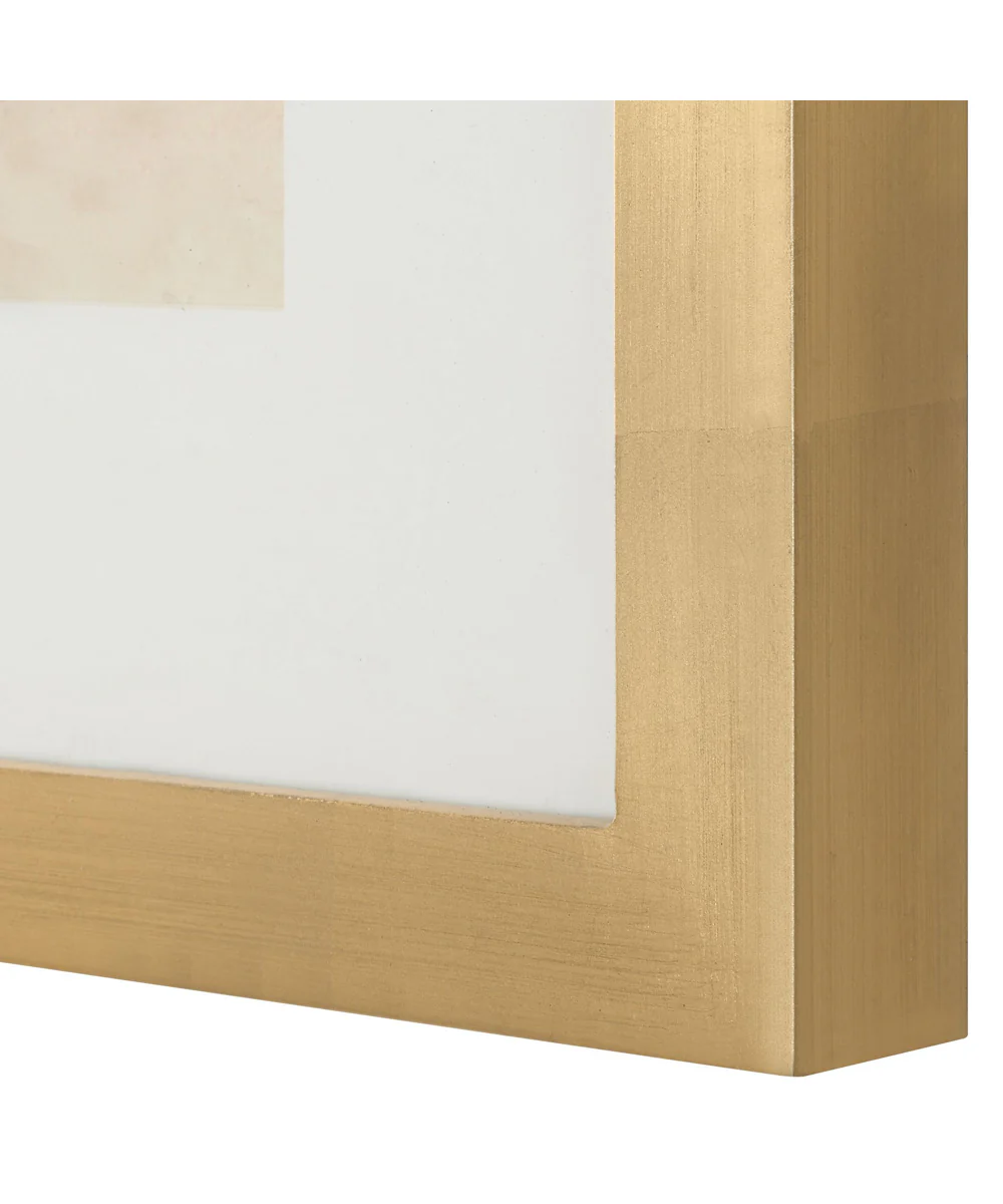 So Golden Abstract Landscape Prints Set of 2 - Image 6
