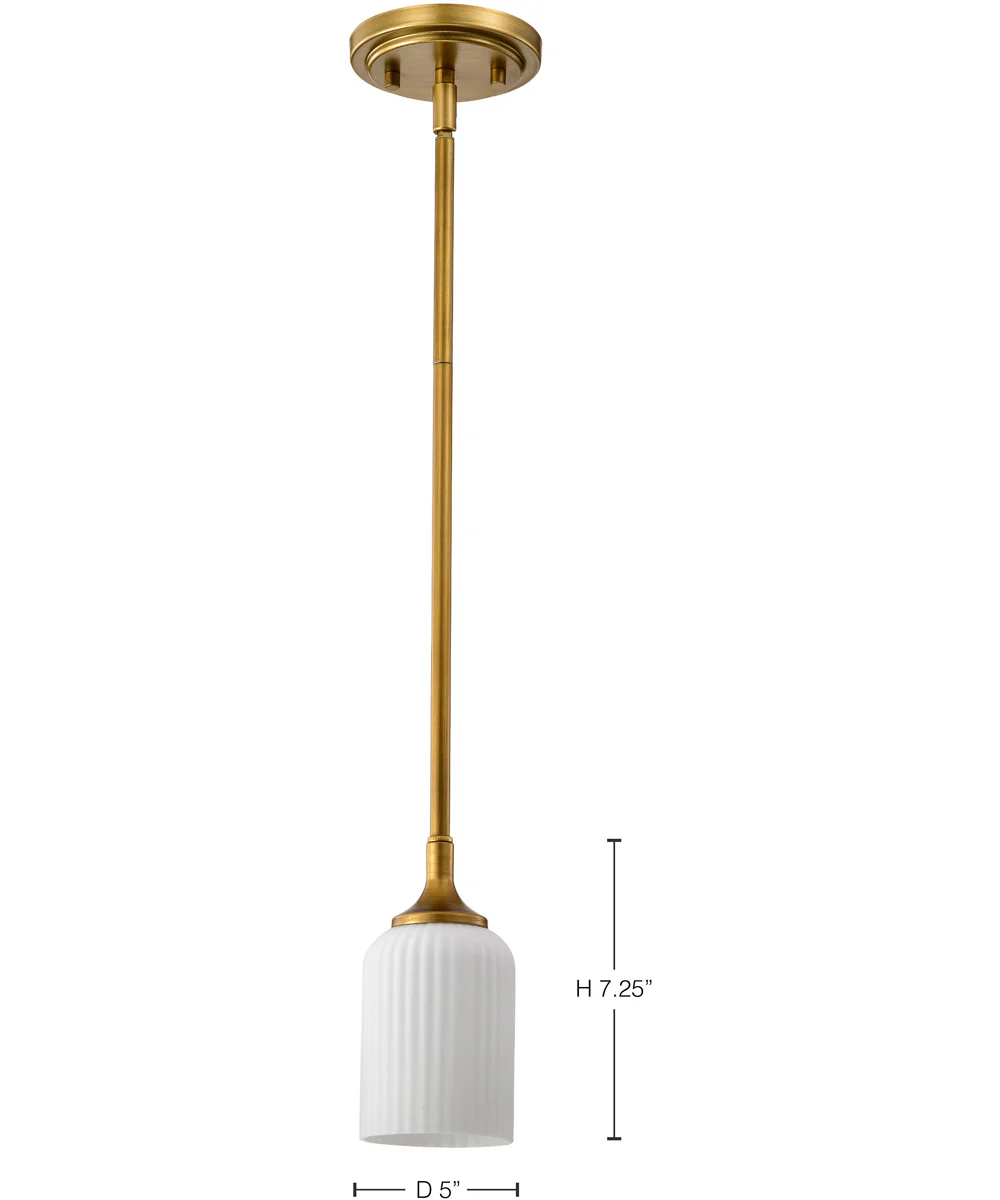 Solara 1-Light Pendant Natural Brass - Image 10