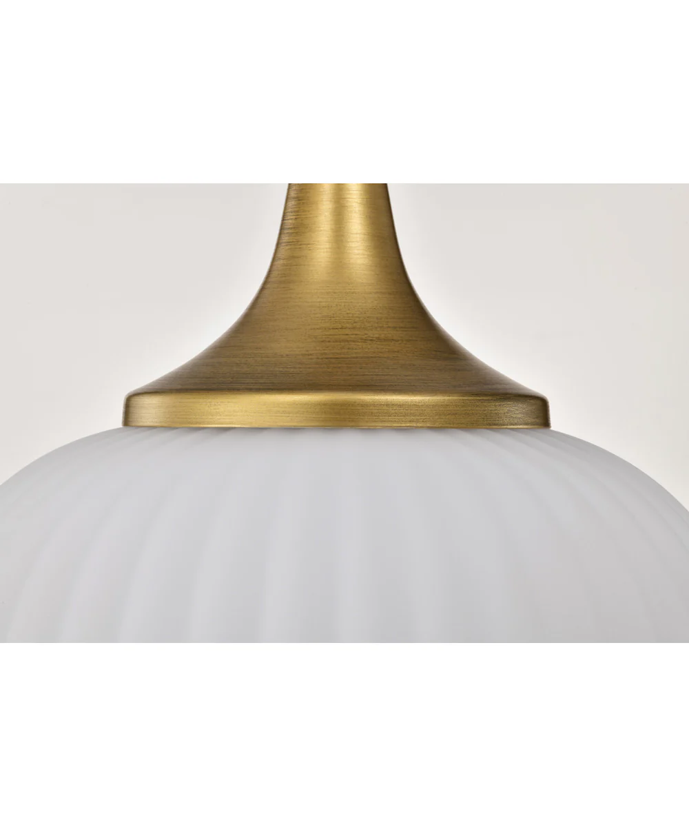 Solara 1-Light Pendant Natural Brass - Image 11