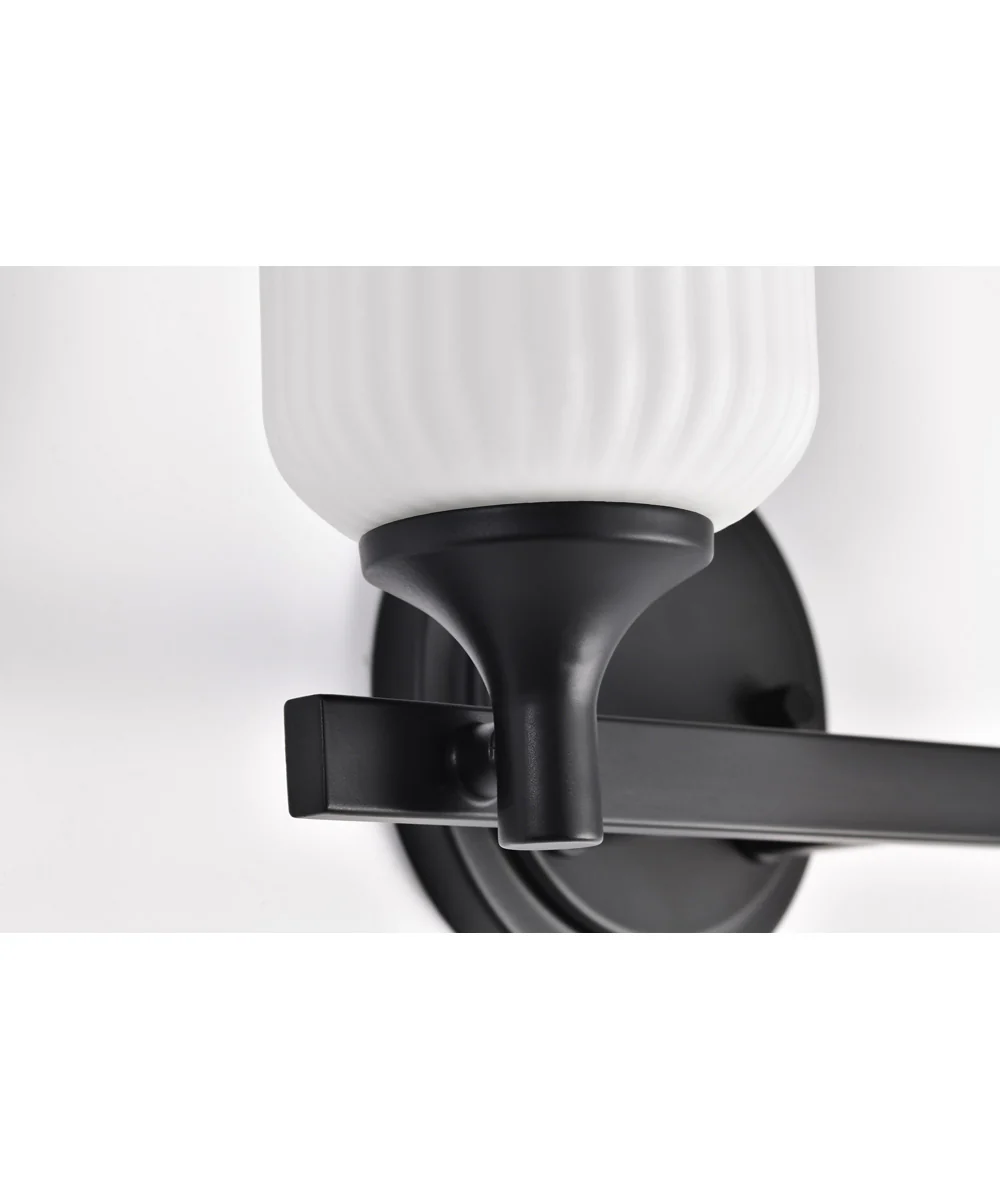 Solara 2-Light Vanity & Wall Matte Black - Image 9