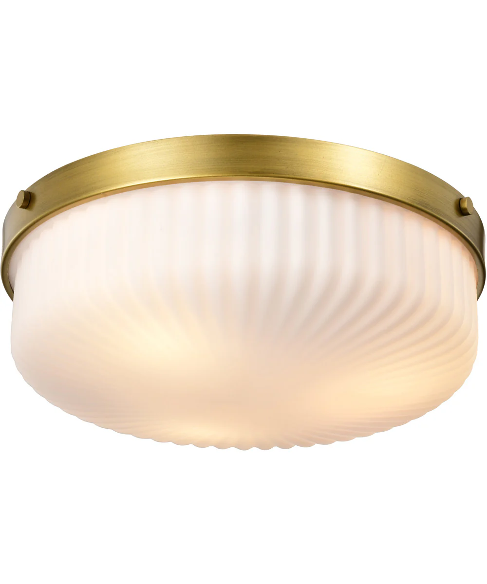 Solara 3-Light Close-to-Ceiling Natural Brass - Image 4