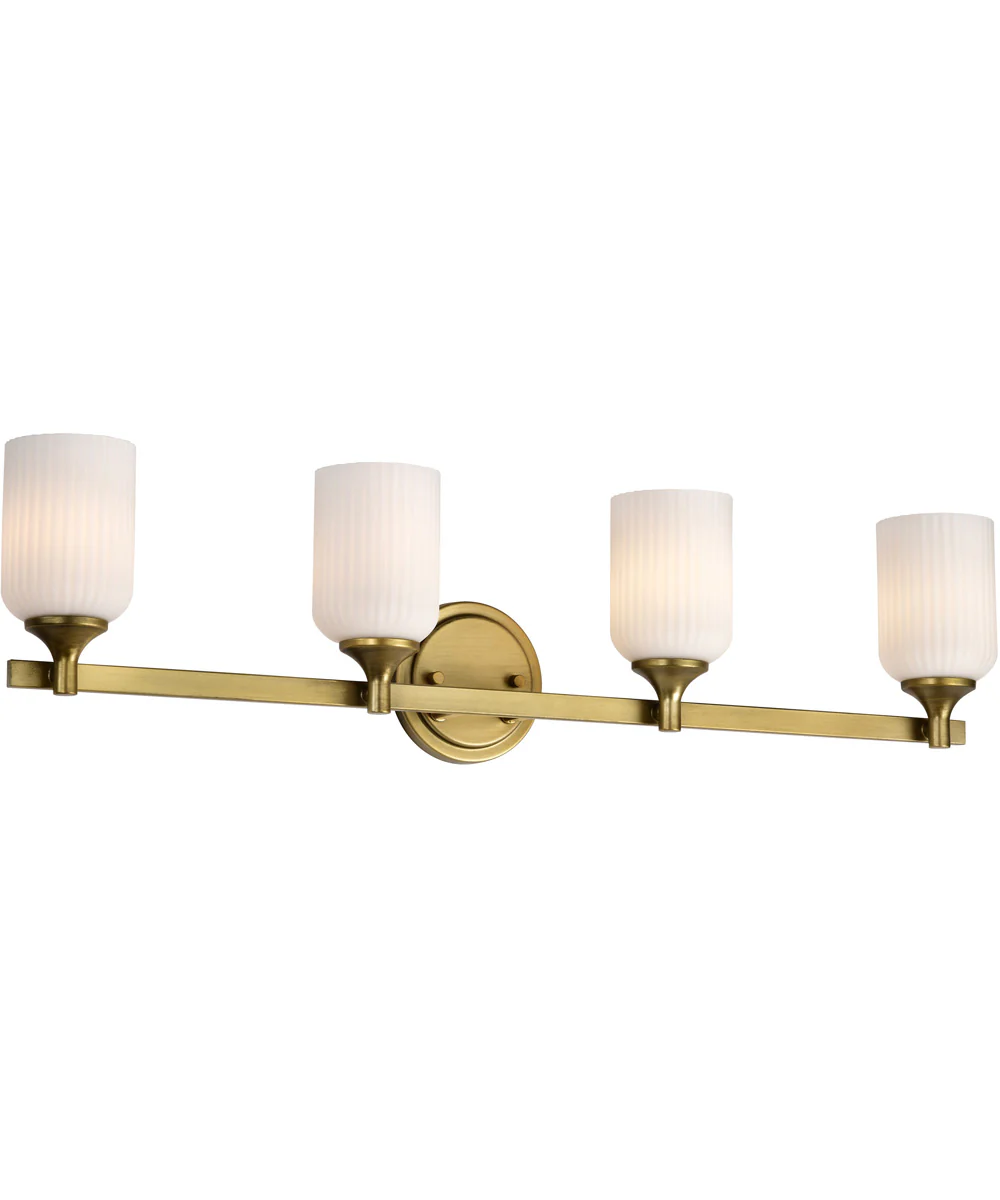Solara 4-Light Vanity & Wall Natural Brass - Image 2