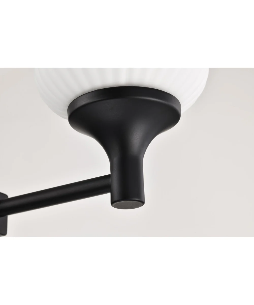Solara 6-Light Pendant Matte Black - Image 11