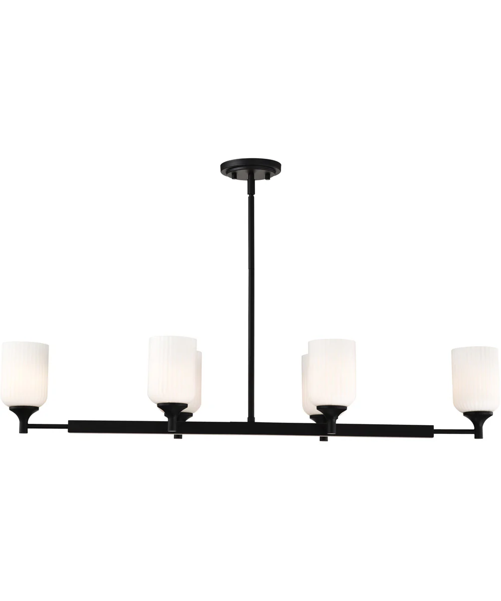Solara 6-Light Pendant Matte Black - Image 8
