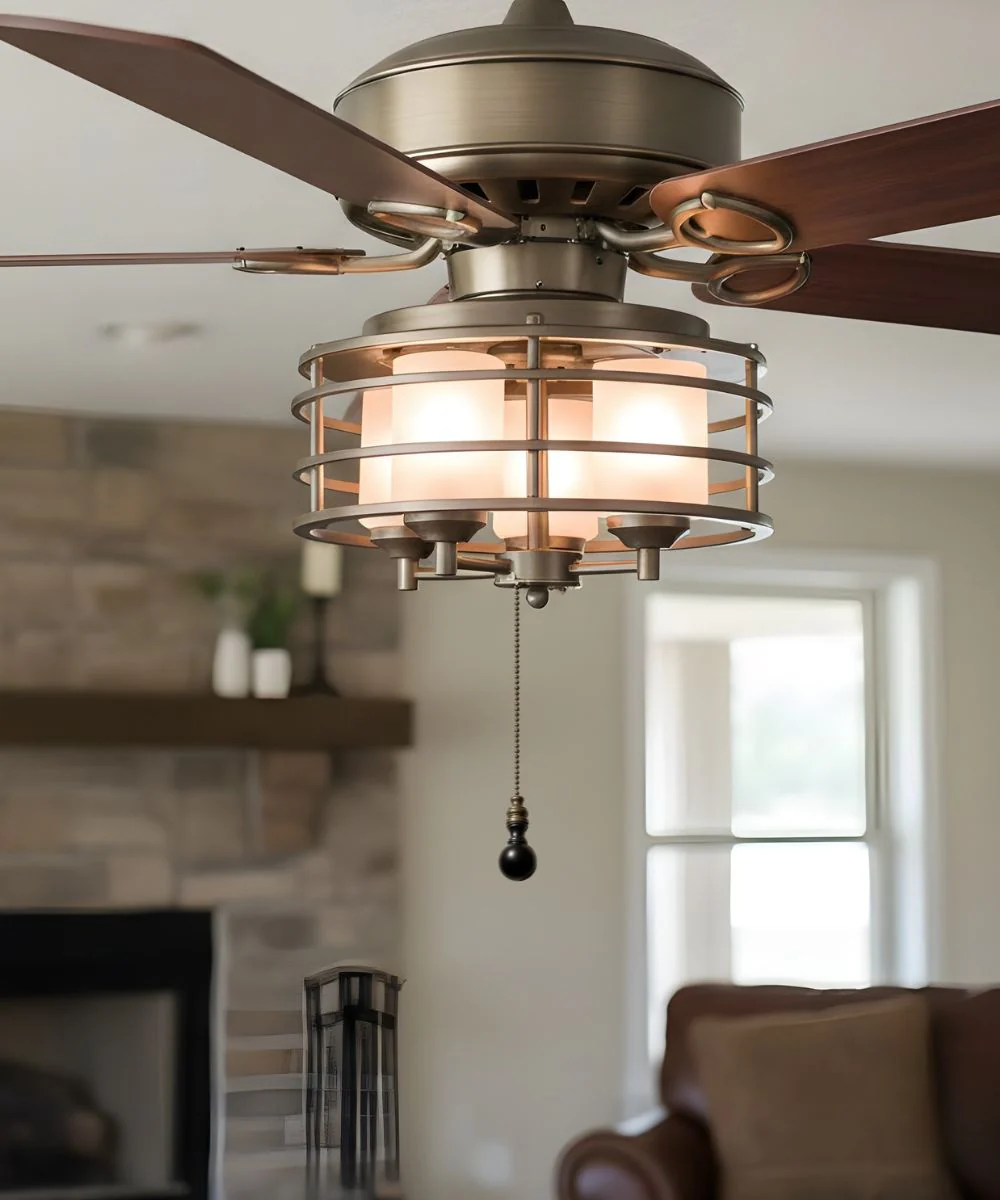 Solid Sphere Ceiling Fan Pull, 1.5"h with 12" Oil Rubbed Bronze Chain - Image 2