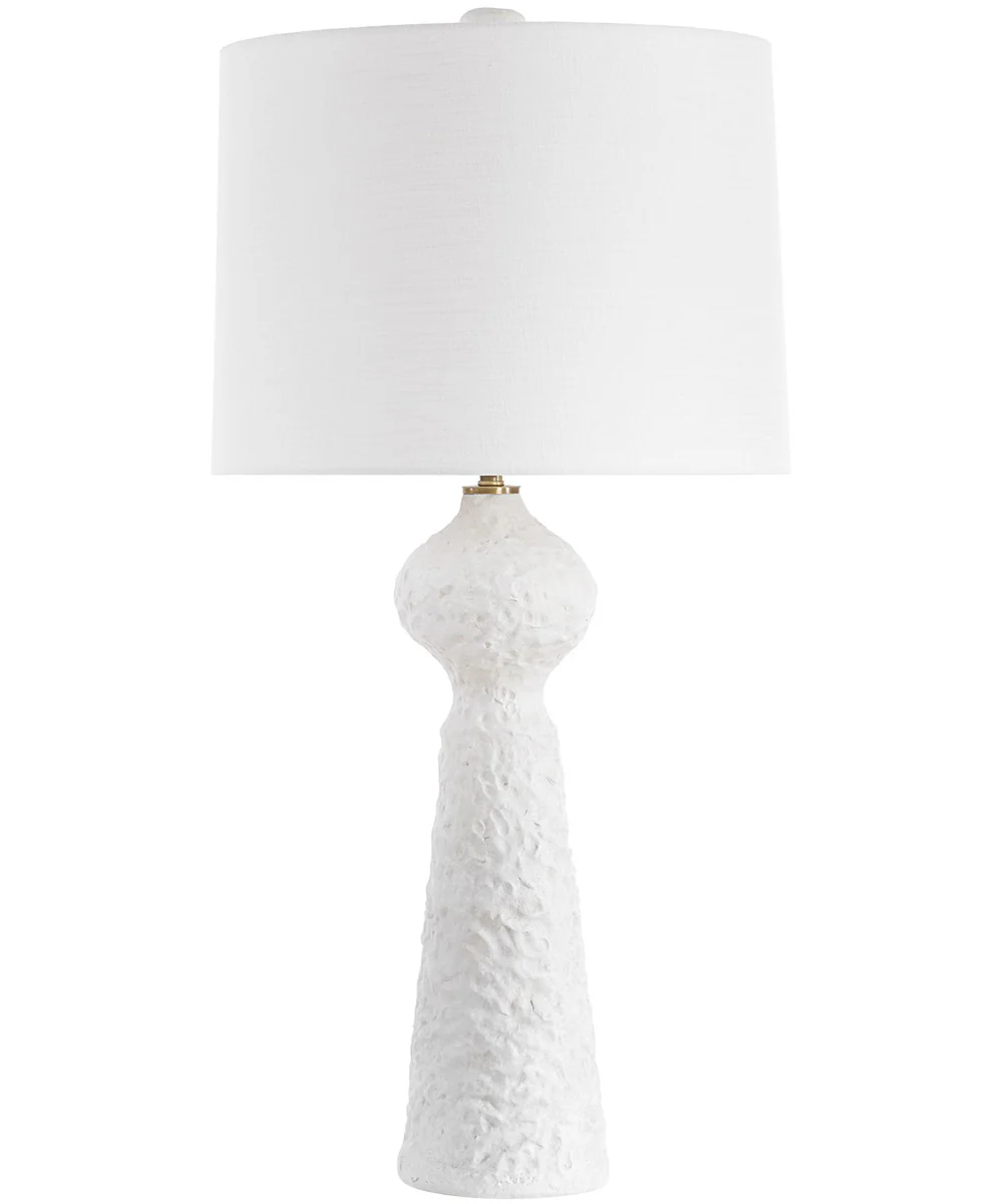 Sonata Textured White Table Lamp - Image 4