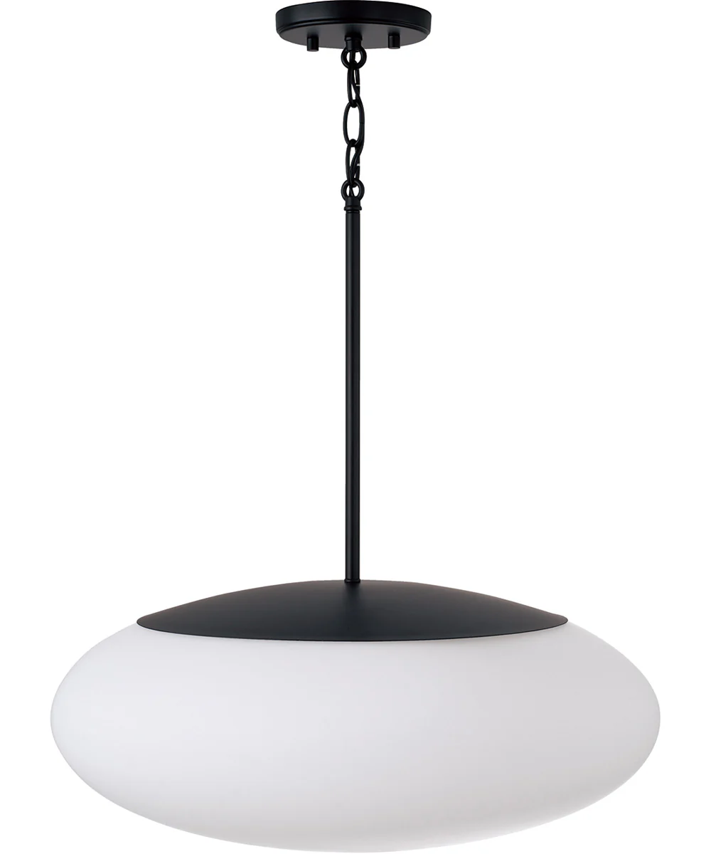 Soren 1-Light Pendant Matte Black - Image 2