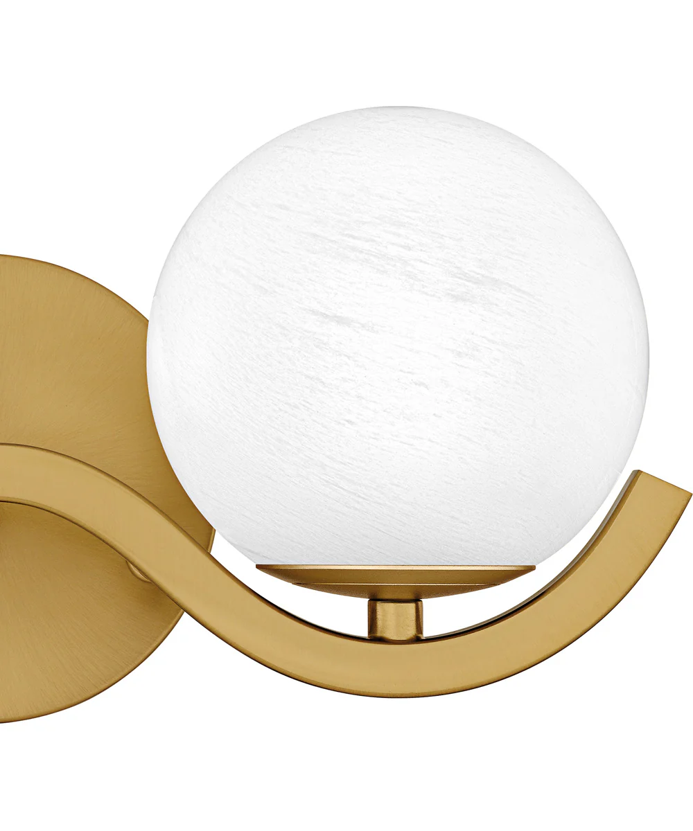 Spherical Medium 2-light Bath Light Aged Brass - Image 5