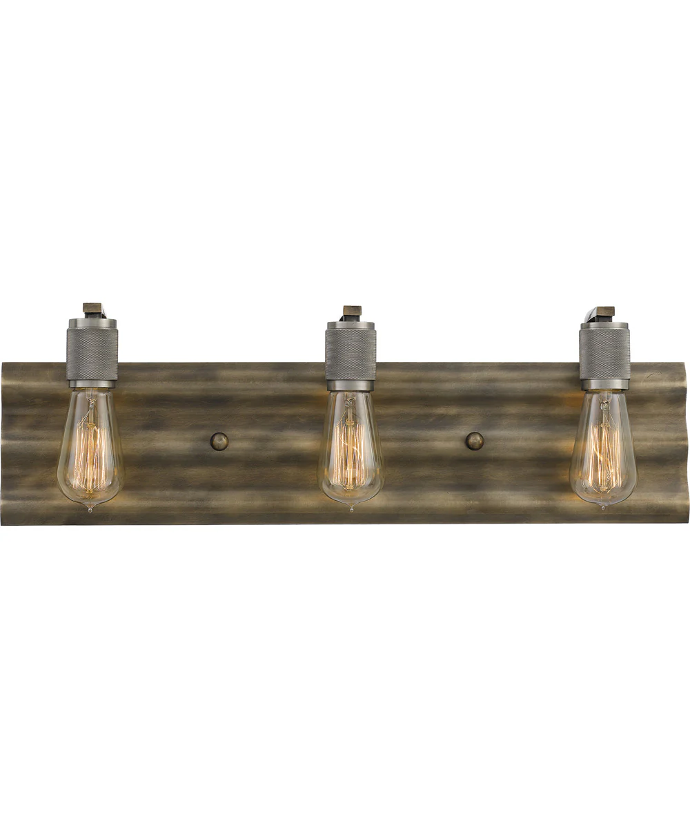 Spinnaker Large 3-light Bath Light Statuary Bronze