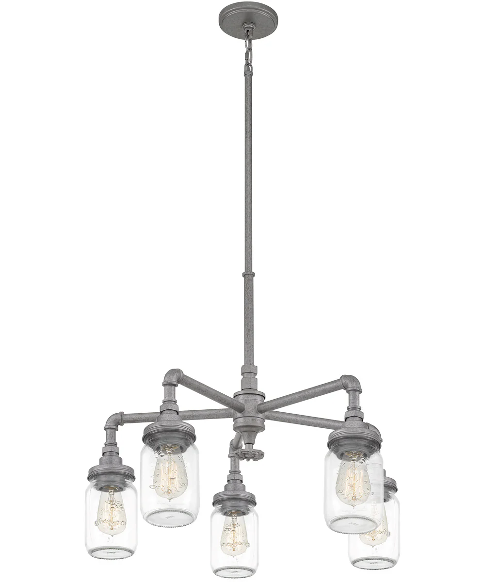 Squire 5-light Chandelier Galvanized - Image 5