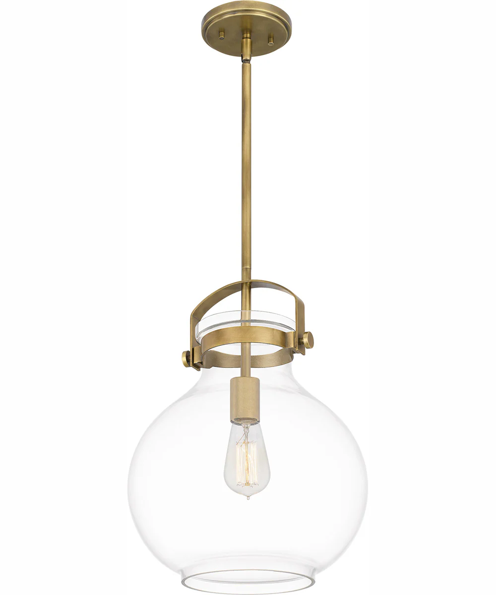 Stella Small 1-light Mini Pendant Weathered Brass - Image 4
