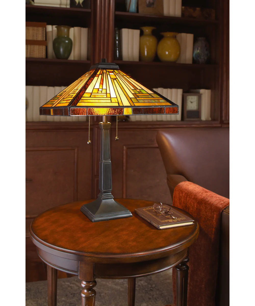 Stephen Small 2-light Table Lamp Vintage Bronze - Image 3