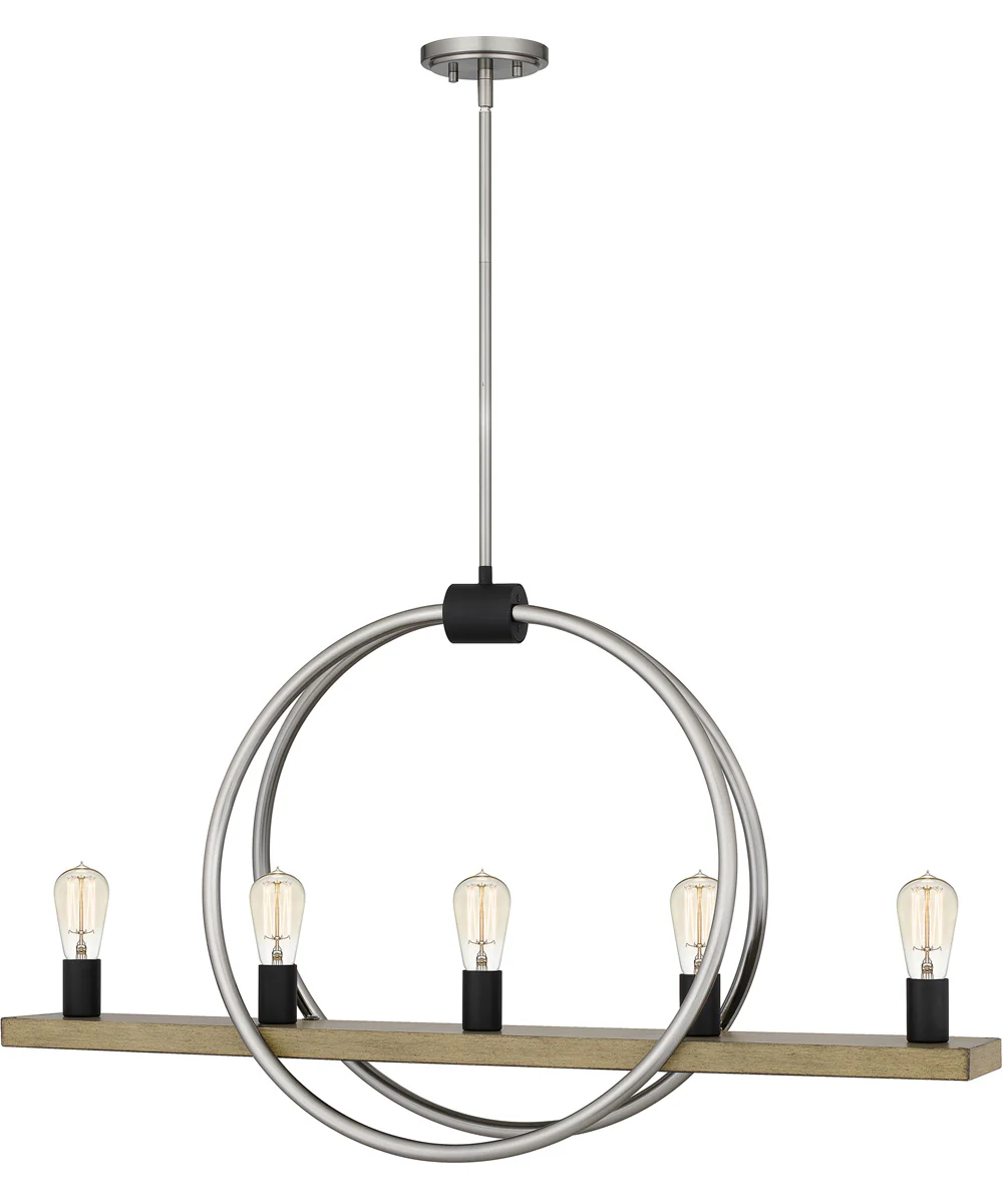Sterling 5-light Island Light Brushed Nickel - Image 2