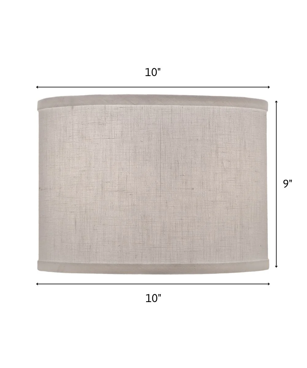 10x10x9 Pearl Supreme Satin Drum Hardback Lampshade - Image 3