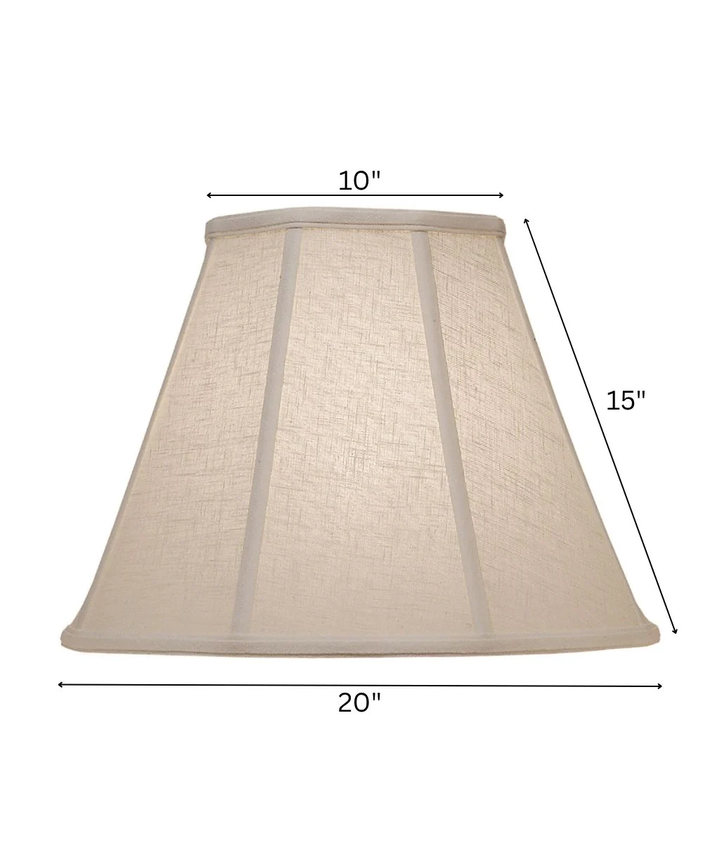 10x20x15 Cream Aberdeen Empire Softback Lampshade - Image 2