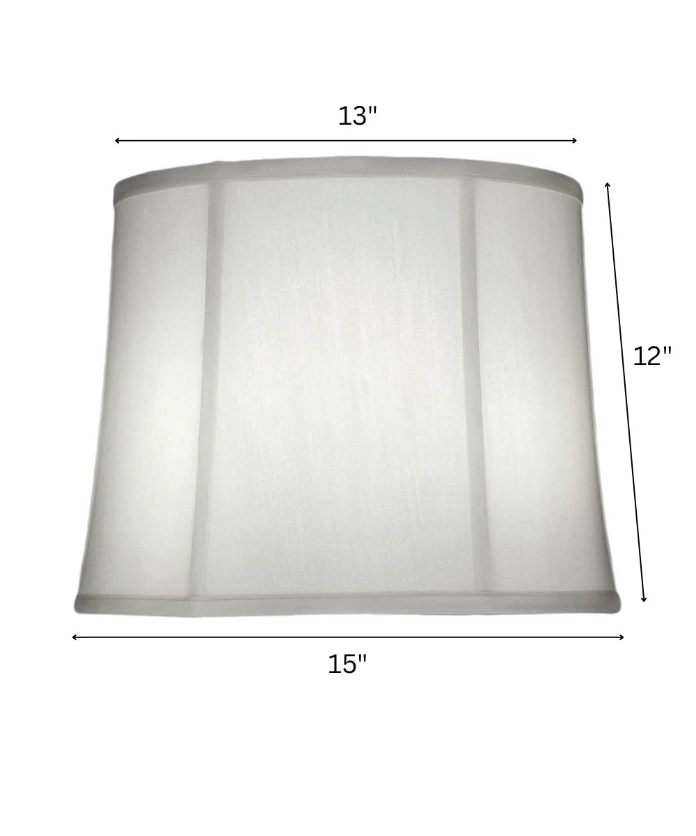 13x15x12 Ivory Shadow Deep Drum Softback Lampshade - Image 3