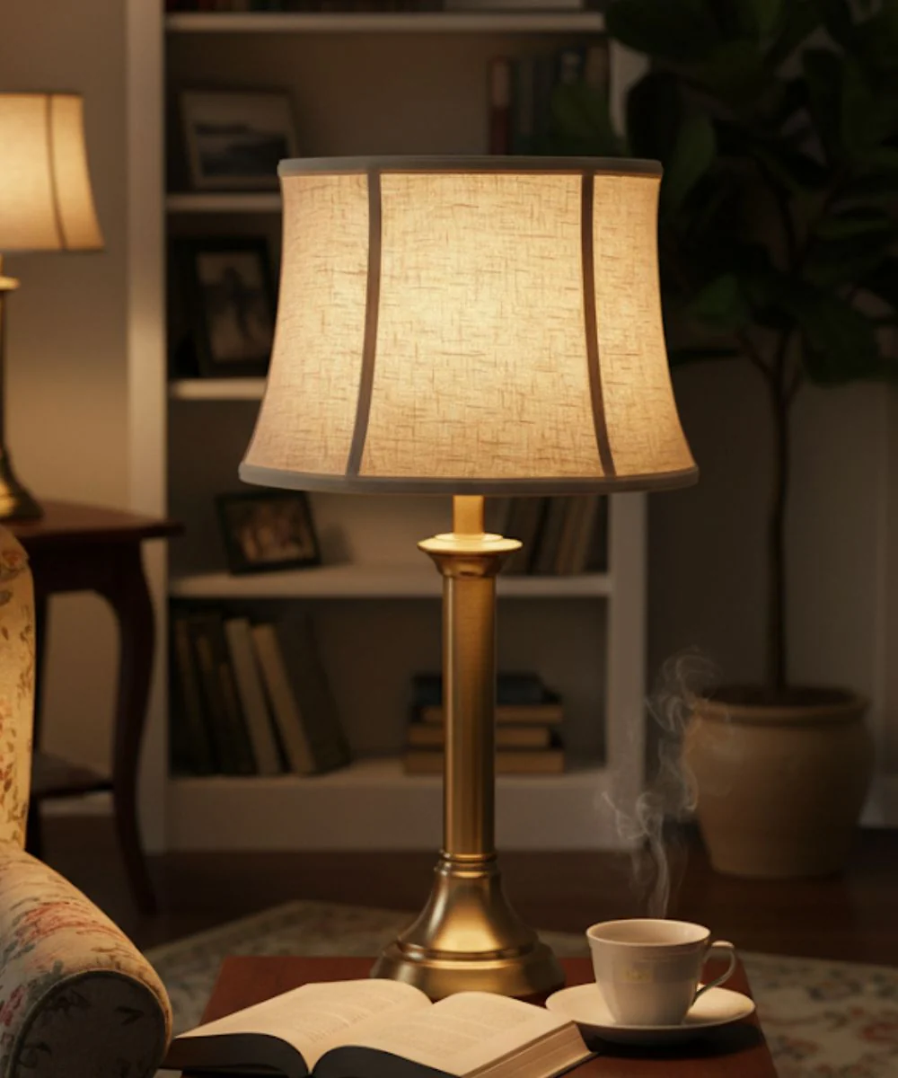 13x16x11 Cream Aberdeen Modified Bell Softback Lampshade - Image 3