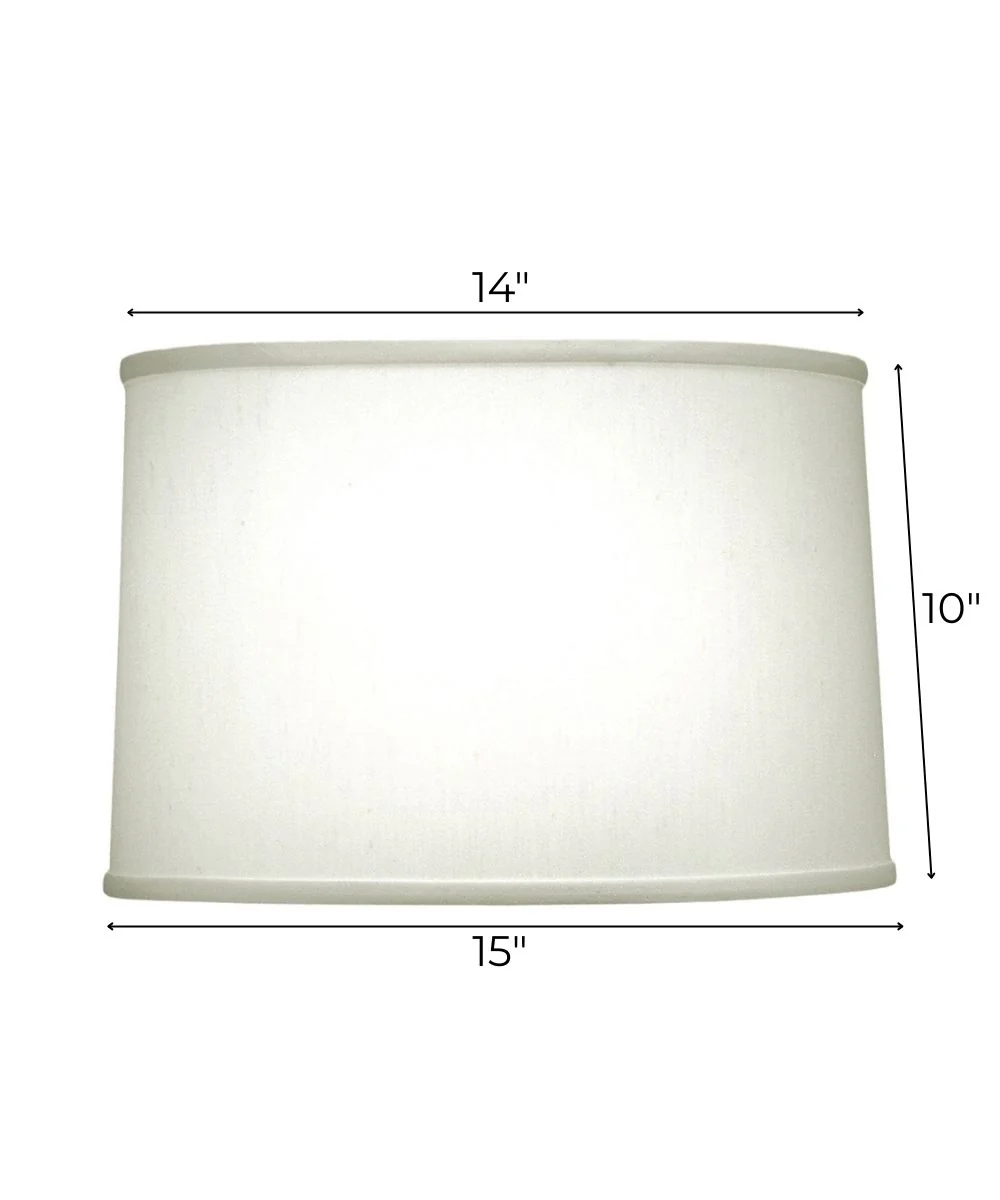14x15x10 Pearl Supreme Satin Drum Hardback Lampshade - Image 3