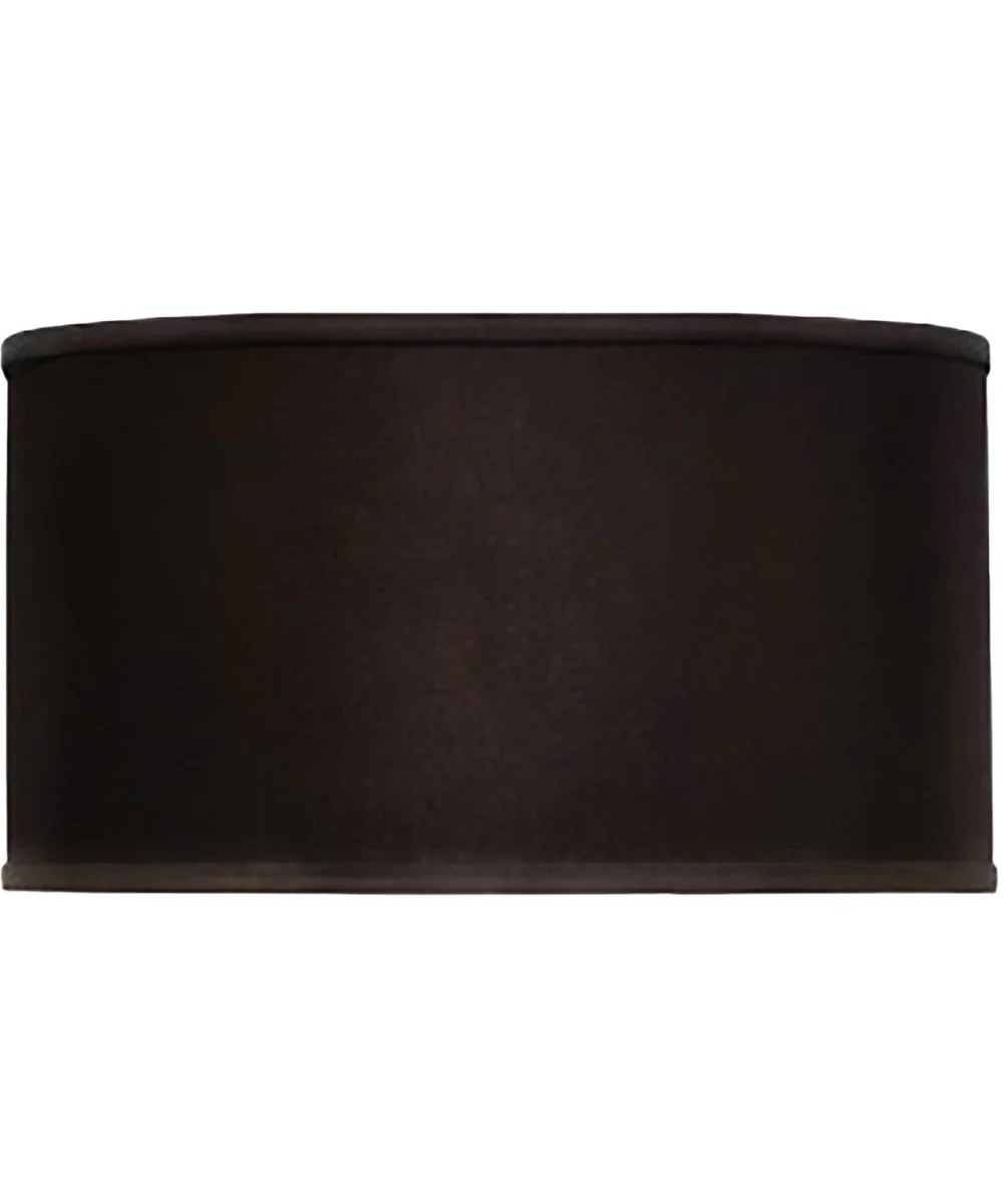 17x17x9 Black Shadow Drum Hardback Lampshade