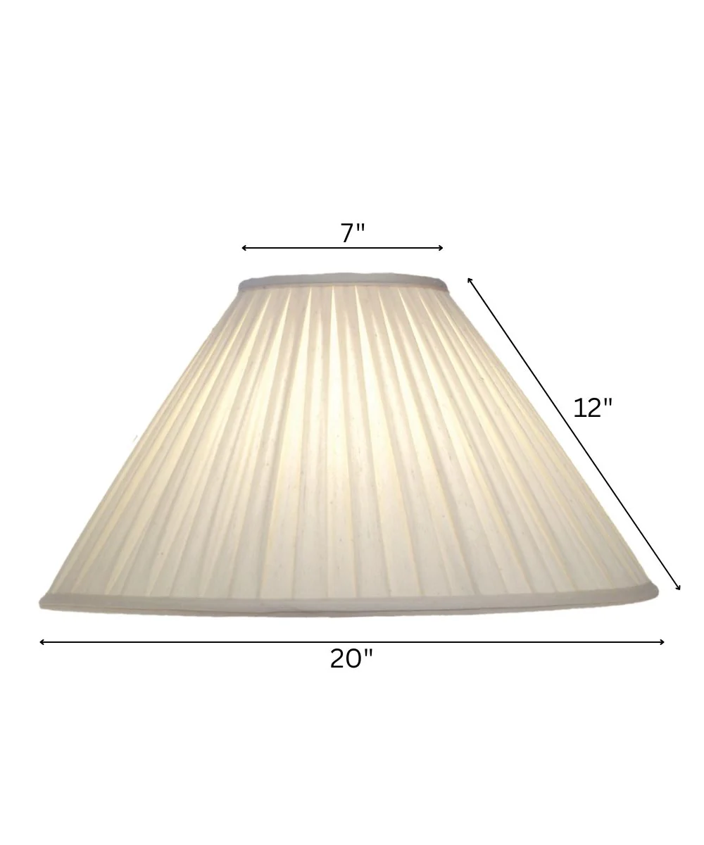 7x20x12 Honey Beige Winchime Empire Softback Lampshade - Image 3