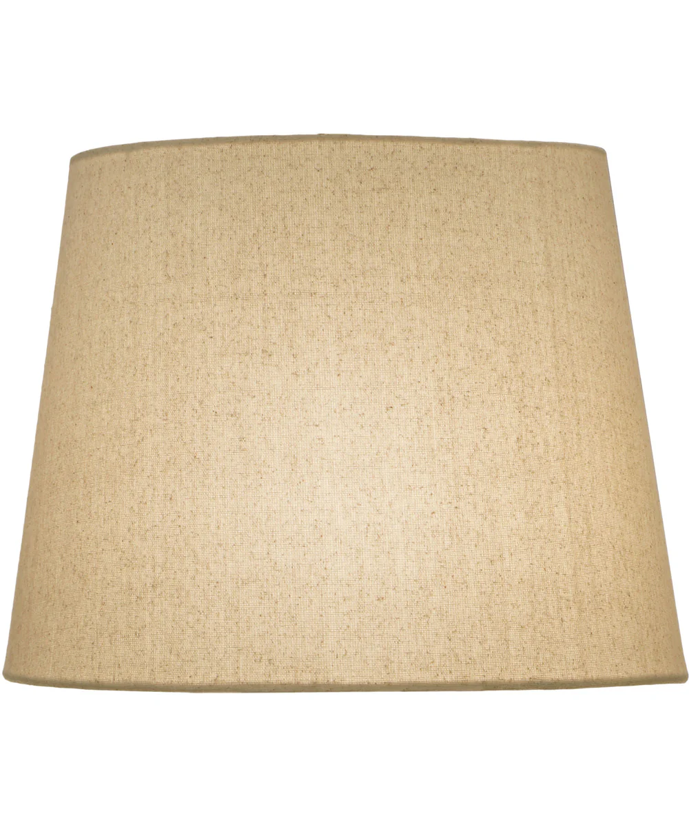 8x10x9 Natural Bombay Tapered Drum Hardback Lampshade