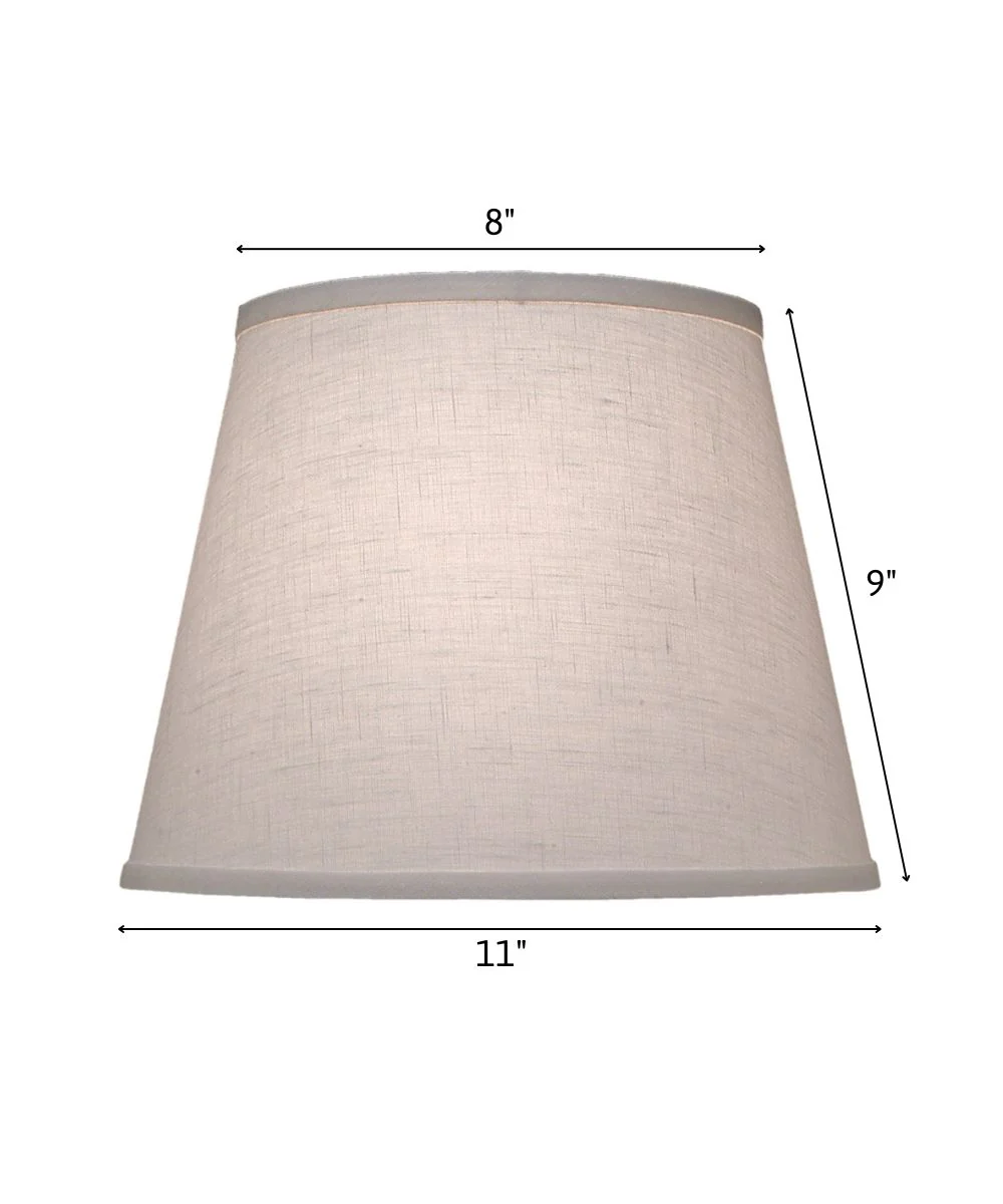 8x11x9 Cream Aberdeen Empire Hardback Lampshade - Image 3