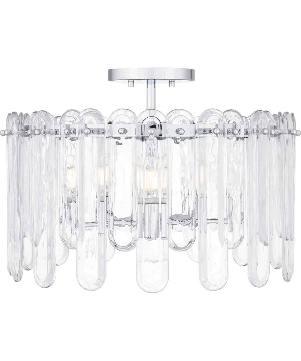 Stiles Large 5-light Semi Flush Mount Polished Chrome - Image 3